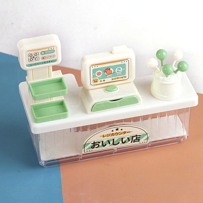 Mini Cashier Playing House Plastic Mini Model PW-WGCCB38-01-1