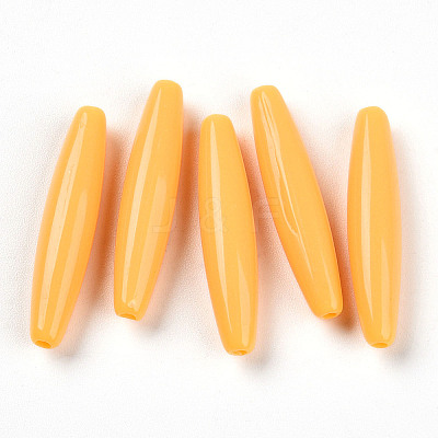 Opaque Acrylic Beads OACR-M015-14F-1