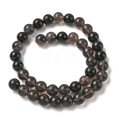 Natural Ice Obsidian Beads Strands G-P590-A03-10mm-02-1