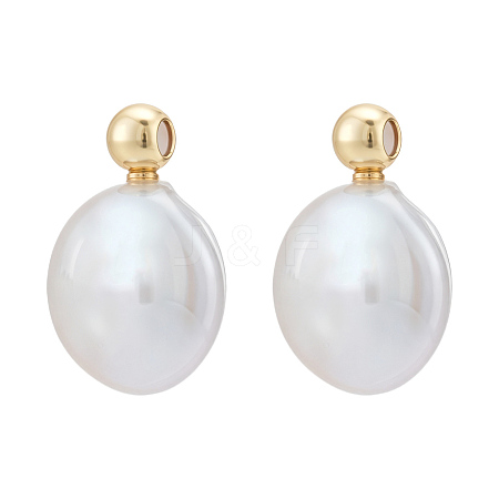 Natural Freshwater Pearl Pendants PEAR-WH0011-002A-G-1