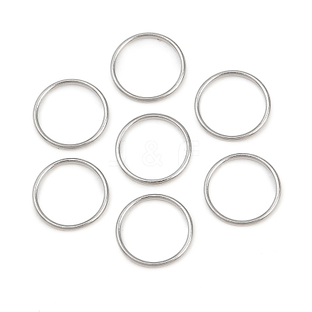 304 Stainless Steel Closed Jump Rings STAS-G393-06P-10-1