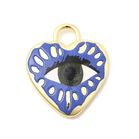 Printed Brass Pendants KK-K274-08G-14-1