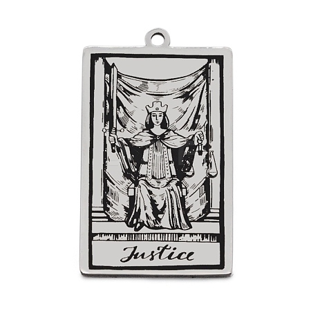 Non-Tarnish 201 Stainless Steel Pendants STAS-S105-LA211-17-1