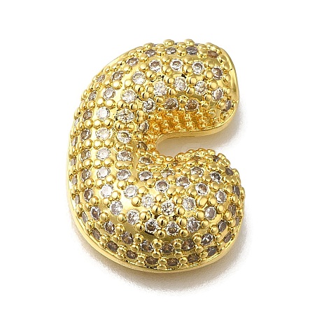Brass with Cubic Zirconia Pendants KK-Q818-02C-G-1