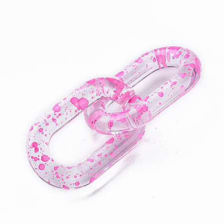 Transparent Acrylic Linking Rings OACR-N009-013B-01-1