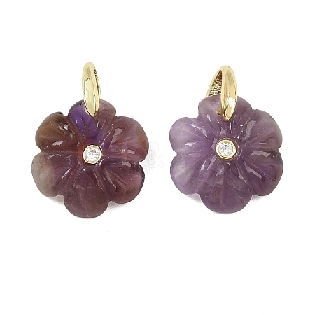 Natural Amethyst Pendants GG-NH0016-01G-10-1