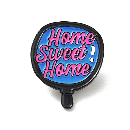 Word Sweet Home Enamel Pin JEWB-G013-G01-1