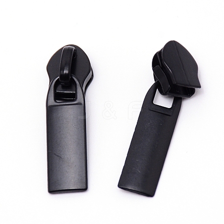 Zinc Alloy Zipper Slider PALLOY-WH0079-32EB-02-1