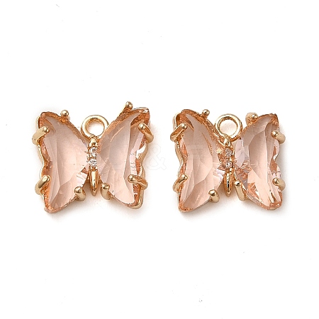 Brass with Glass Pendants FIND-Z020-02G-1