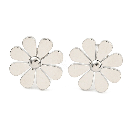 Non-Tarnish 304 Stainless Steel Stud Earrings for Women EJEW-Z053-02P-1