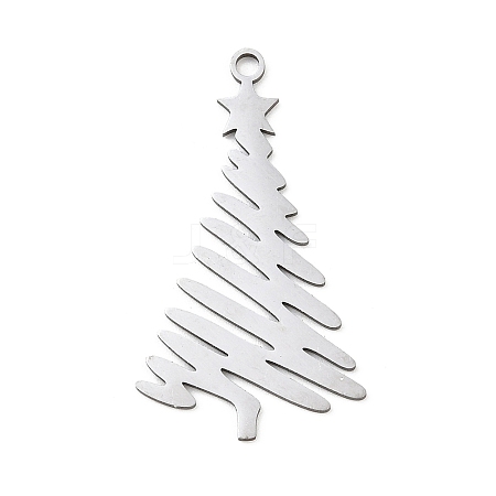 Christmas 201 Stainless Steel Pendants STAS-C156-01J-P-1
