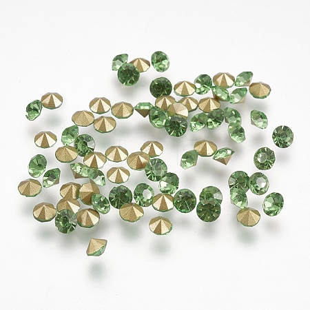 Grade A Glass Pointed Back Chaton Rhinestones LS-RGLA-PP32-17A-1