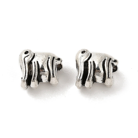 Tibetan Style Alloy European Beads FIND-M047-16AS-1