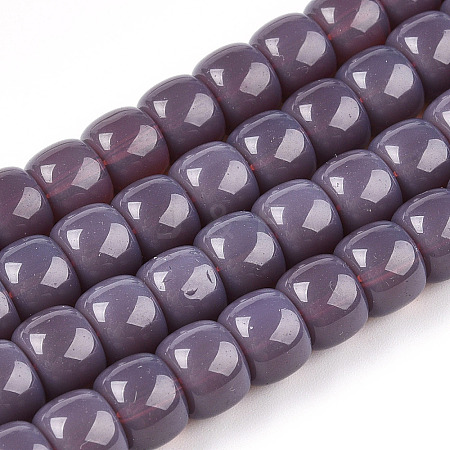 Opaque Glass Beads Strands GLAA-NH0002-B06-1