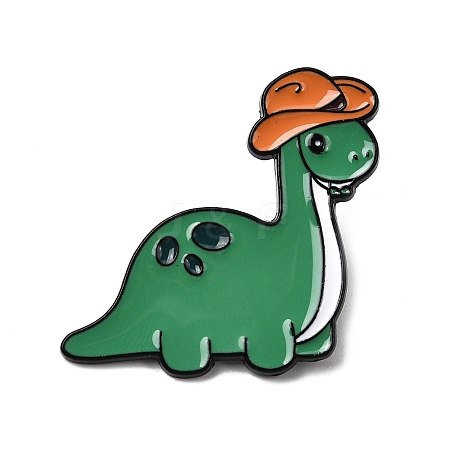Dinosaur with Hat Enamel Pins LS-JEWB-D310-08EB-01-1