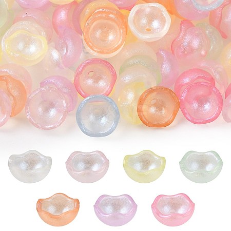 150Pcs Luminous Acrylic Bead Cone MACR-FS0002-29-1