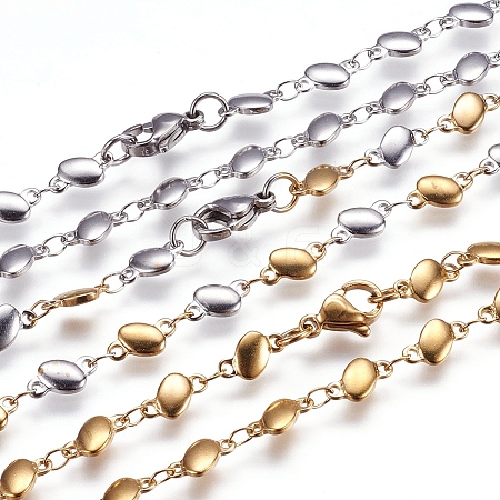 304 Stainless Steel Chain Necklaces STAS-P164-03-1