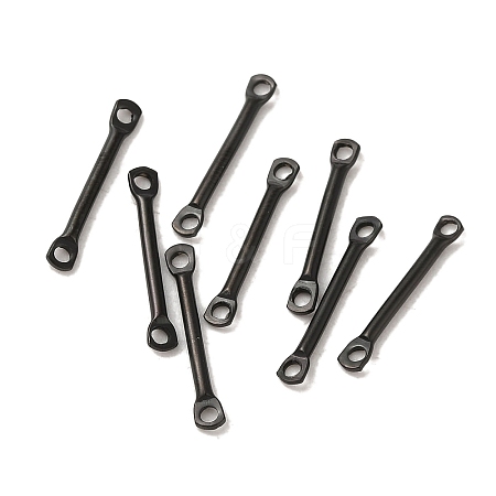 304 Stainless Steel Connector Charms STAS-Q323-06B-EB-1