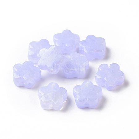 Opaque Acrylic Beads OACR-E014-13H-1