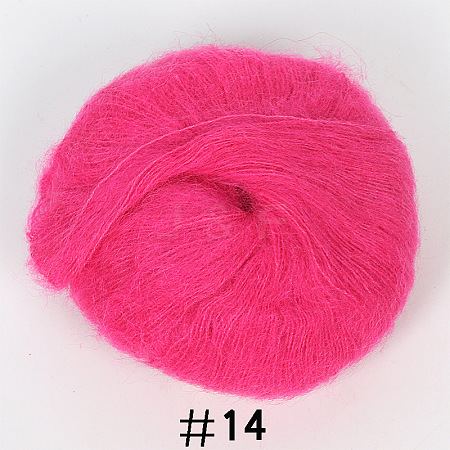 25g Angora Mohair Wool Knitting Yarn PW22070130738-1