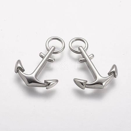 Tarnish Resistant 304 Stainless Steel Pendants STAS-L188-13P-1