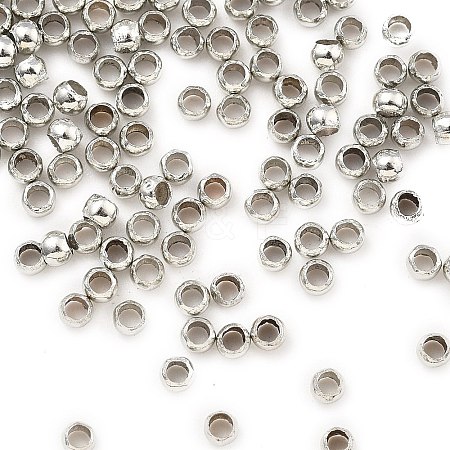 Brass Crimp Beads X-KK-S509-01P-01-1