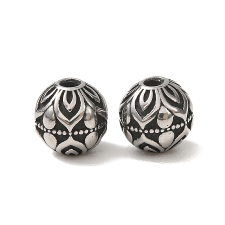 304 Stainless Steel Beads SA-CBA9DCB-19AS-1