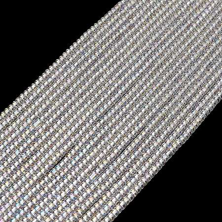 Electroplate Glass Beads Strands GL-CBAA615-01I-1