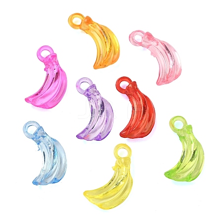 Transparent Acrylic Pendants OACR-Z037-05-1