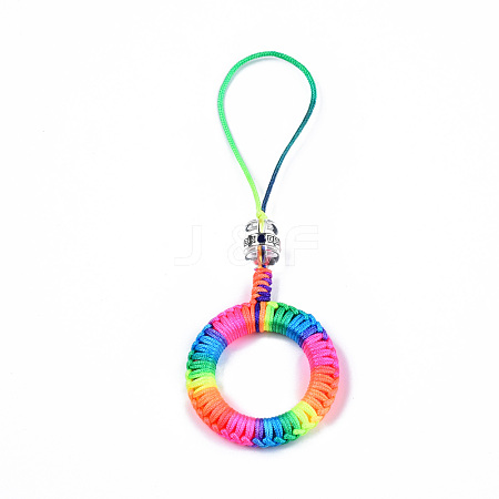 Polyester Tassel Woven Big Pendant Decorations FIND-N052-001A-1