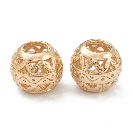 Alloy Filigree Beads PALLOY-O104-02G-1