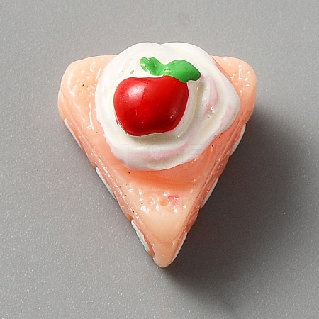 Opaque Resin Cabochons LS-RESI-WH0026-51C-1