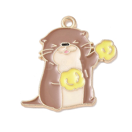 Alloy Enamel Pendants ENAM-C027-01C-01-1