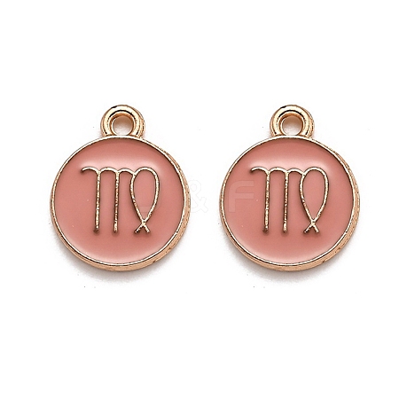 Alloy Enamel Pendants ENAM-S124-01B-11B-1