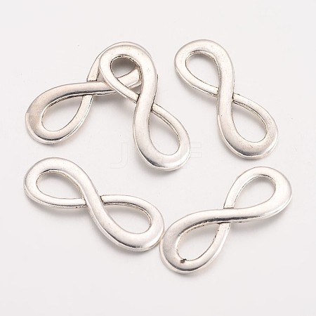 Tibetan Style Zinc Alloy Infinity Links connectors TIBE-R303-06-1