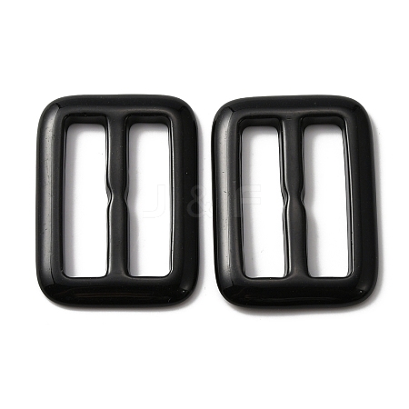 Rectangle Resin Buckle Clasps FIND-WH0129-33B-1