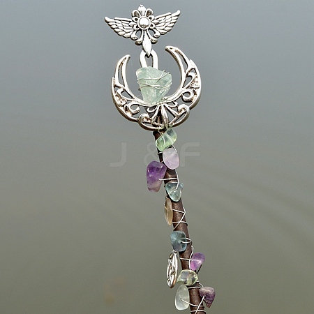 Natural Fluorite Viking Dragon Wands PW-WGF7DBE-04-1