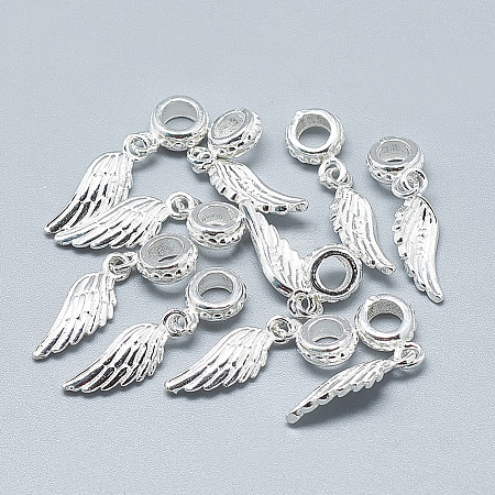 925 Sterling Silver European Dangle Charms STER-T002-67S-1