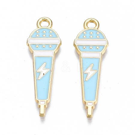 Alloy Enamel Pendants PALLOY-N170-015C-NR-1