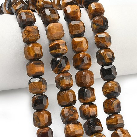 Natural Tiger Eye Beads Strands G-C267-A12-1