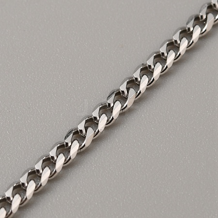 304 Stainless Steel Cuban Link Chains FIND-TAC0010-33-1