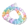Natural Selenite Beads Strands G-F750-M-3