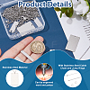 DIY Stainless Steel Rectangle Charm Necklaces Making Kits DIY-HS0001-86-4