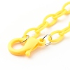 ABS Plastic Cable Chain Necklaces NJEW-JN03481-3