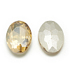 Pointed Back Glass Rhinestone Cabochons RGLA-T080-8x10mm-06-2