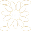 SUNNYCLUE Brass Linking Rings KK-SC0001-24G-1