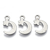 Non-Tarnish 201 Stainless Steel Charms STAS-R116-041B-1