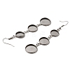 Non-Tarnish 304 Stainless Steel Earring Hooks STAS-L311-01P-2