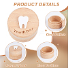 Round Printed Wood Baby Tooth Keepsake Cases with Lids CON-WH0113-12C-4
