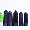 Synthetic Blue Goldstone Point Tower Wands PW-WG88768-02-1